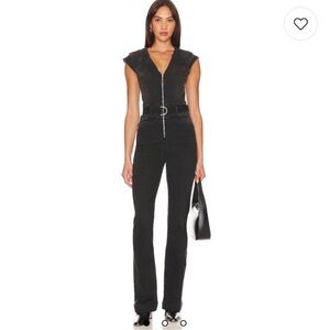 PAIGE Black Jumpsuit with Belt
